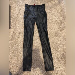 Spanx faux leather leggings